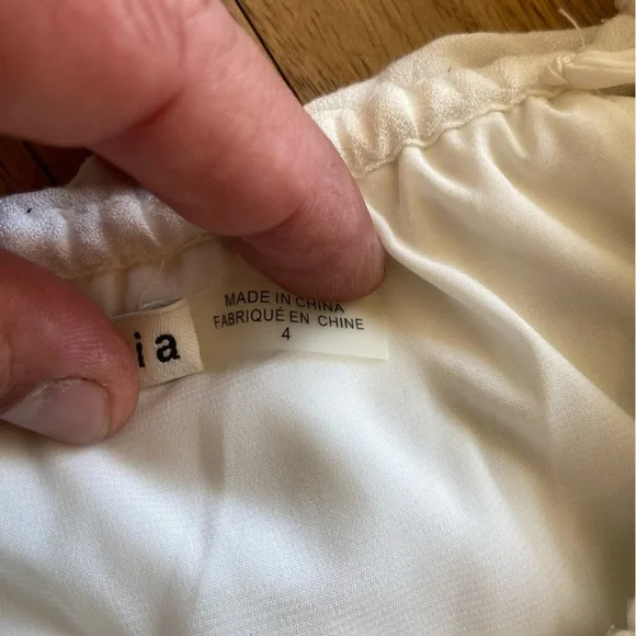 Alice + Olivia & Rozzi On/Off- Shoulder Mini Dress size 4 EUC - Picture 10 of 11